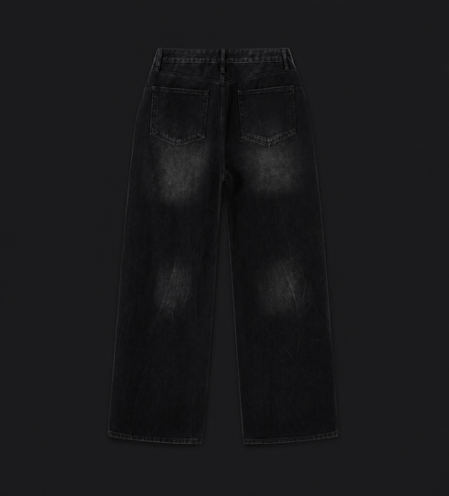 Nocturne Vintage Wash Wide Leg Jeans